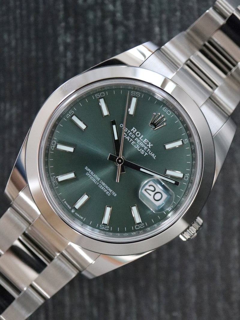 40167: Rolex Datejust 41, Ref. 126300, 2024 Full Set LIKE NEW