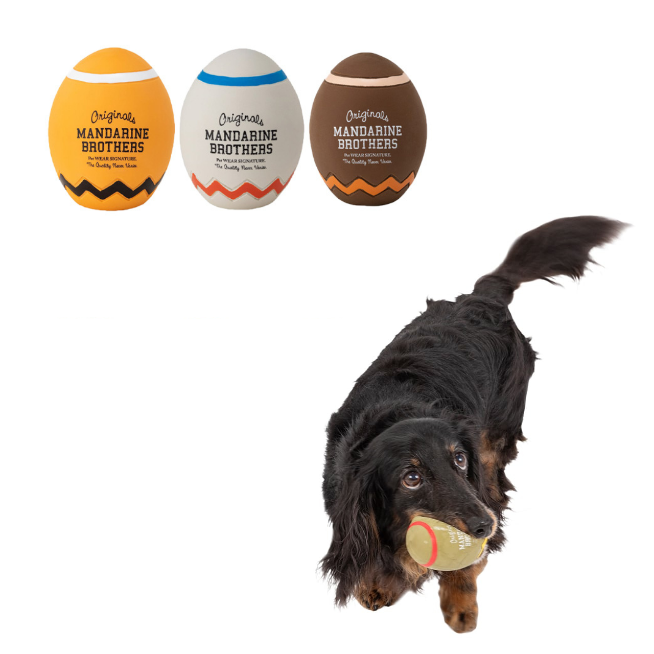 マンダリンブラザーズ LATEX ZIGZAG EGG TOY ラテックスジグザグエッグ