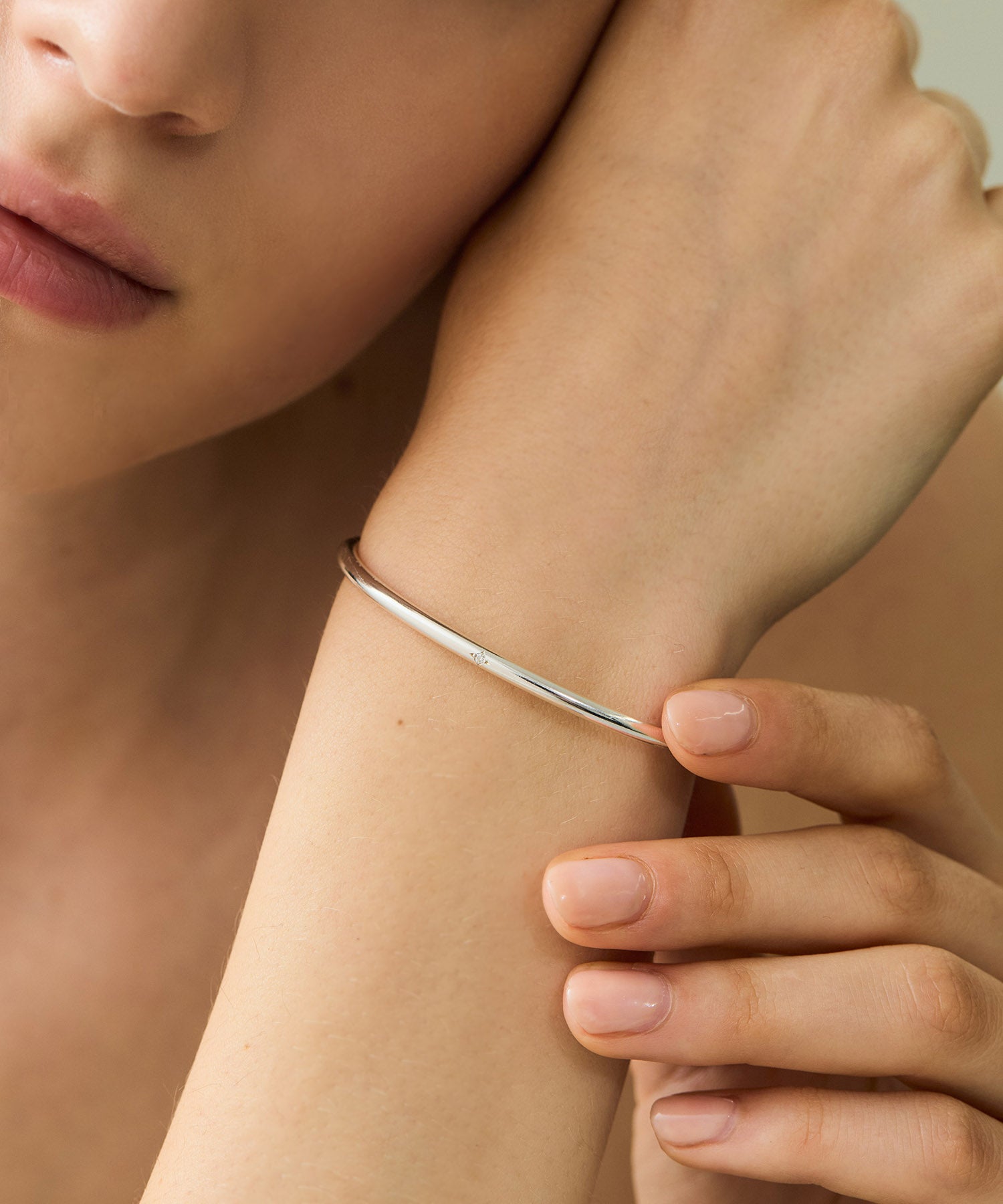 SV925×ダイヤモンド バングル|ジュエリー|PIMENTÉ-ピモンテオンライン