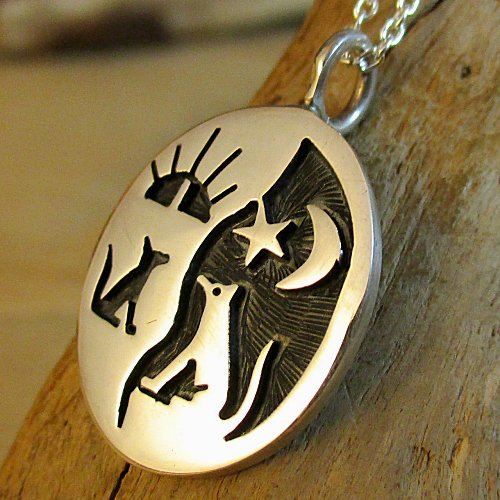 ホピ族：コヨーテモチーフ ペンダント - PINE☆FIELD（パインフィールド）