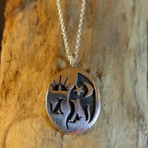 ホピ族：コヨーテモチーフ ペンダント - PINE☆FIELD（パインフィールド）