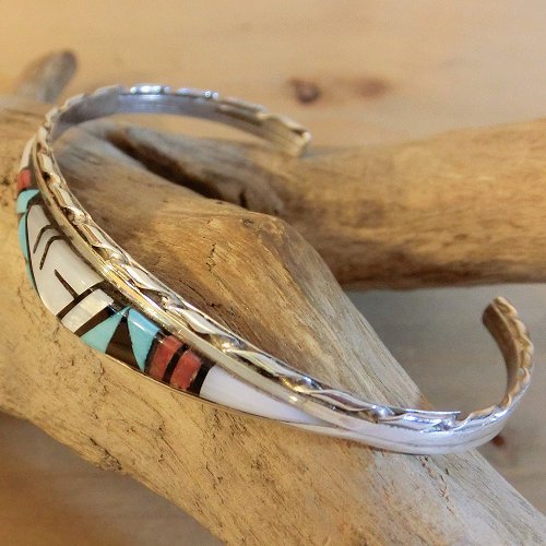 ズニ族 H.M COONSIS刻印あり シルバーバングル