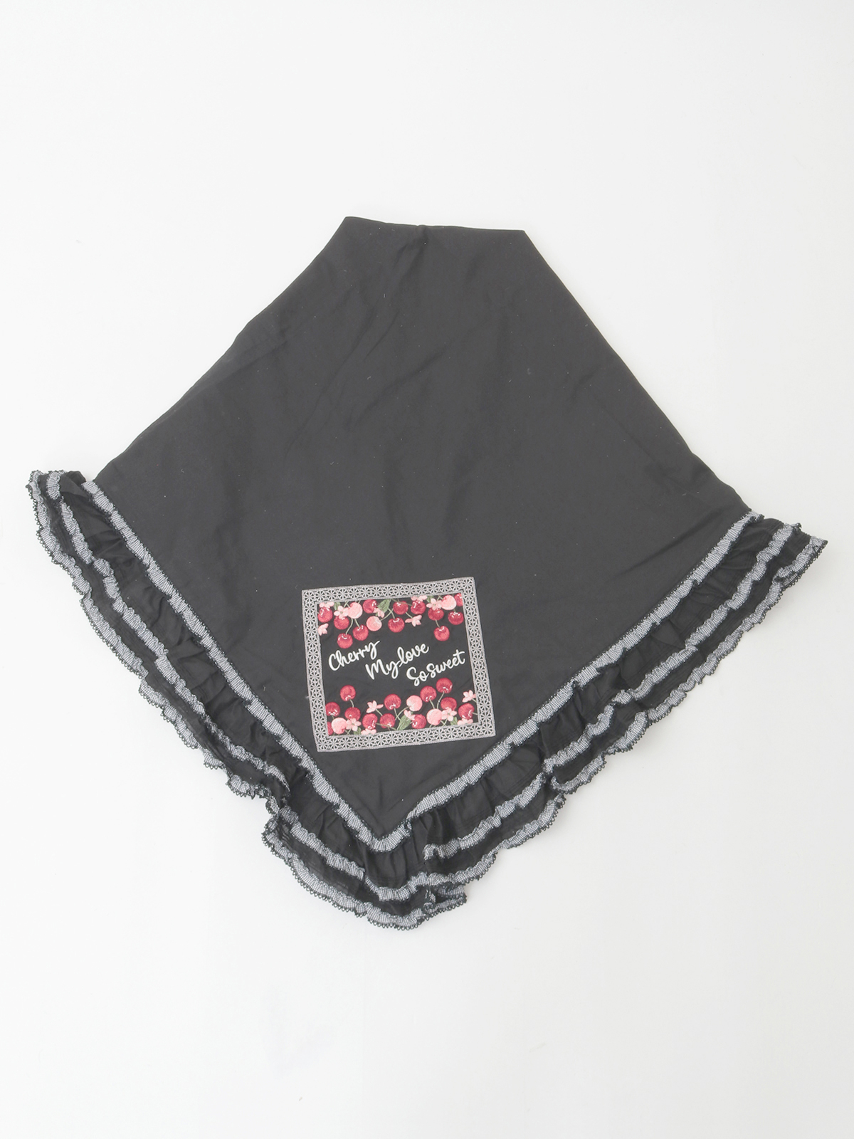 チェリー刺繍使いストール｜ピンクハウスオフィシャルオンラインストア