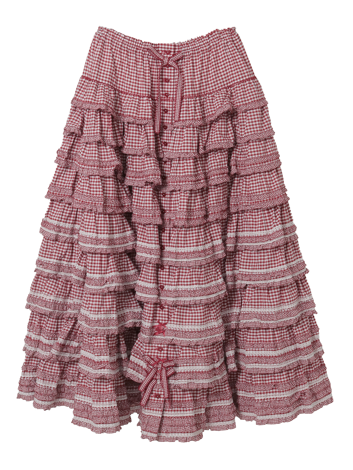 ギンガムチェックフリルスカート｜ピンクハウスオフィシャルオンライン