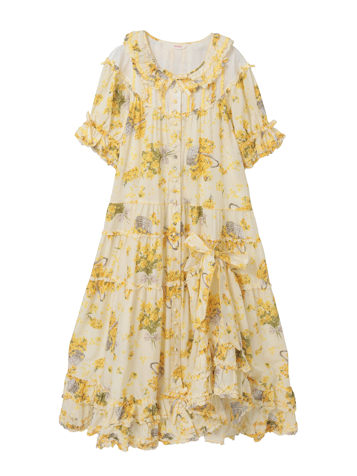 なのはなプリントワンピース｜ピンクハウスオフィシャルオンライン