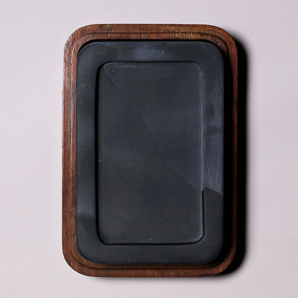 歙州 黒龍尾硯 無紋理水舷坑石 5.7吋 – PIGMENT TOKYO