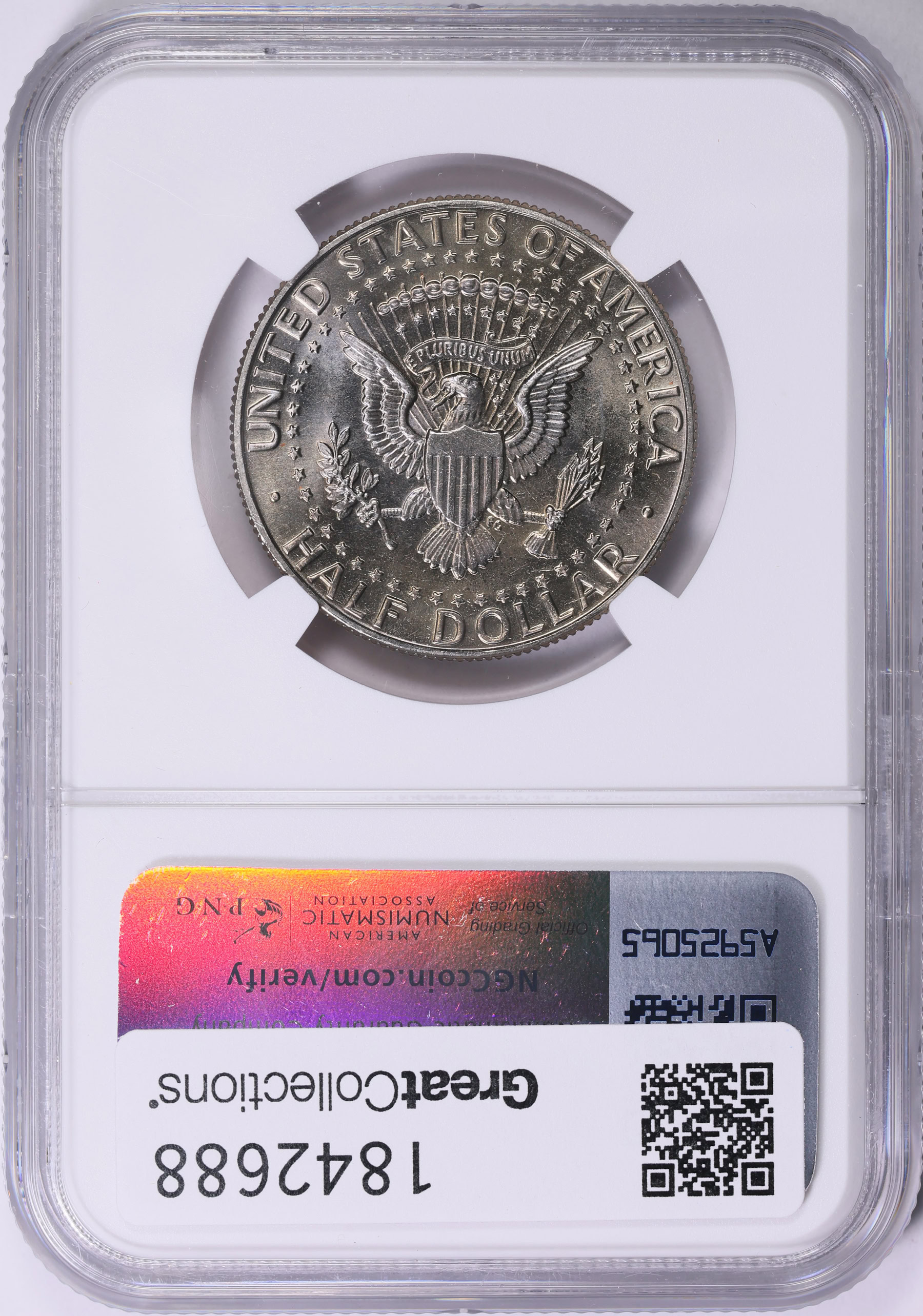 1989-D Kennedy Half Dollar NGC MS-67 (Item 1842688