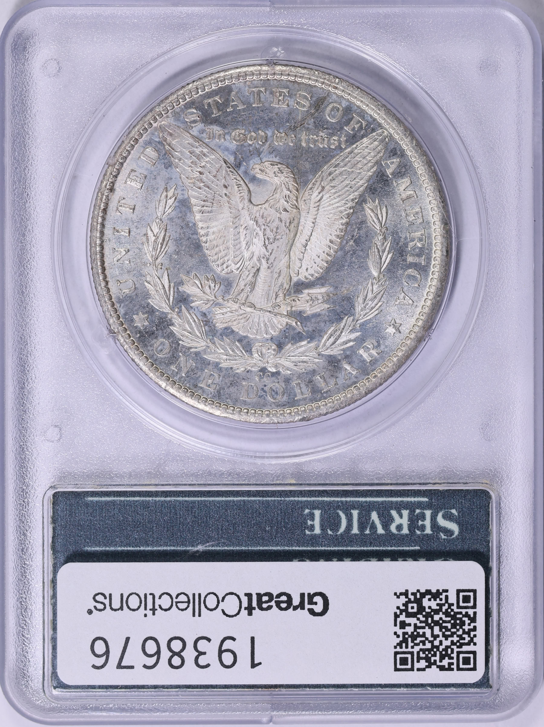 1884-CC Morgan Silver Dollar PCGS MS-63 DMPL OGH (1st Gen) (Item