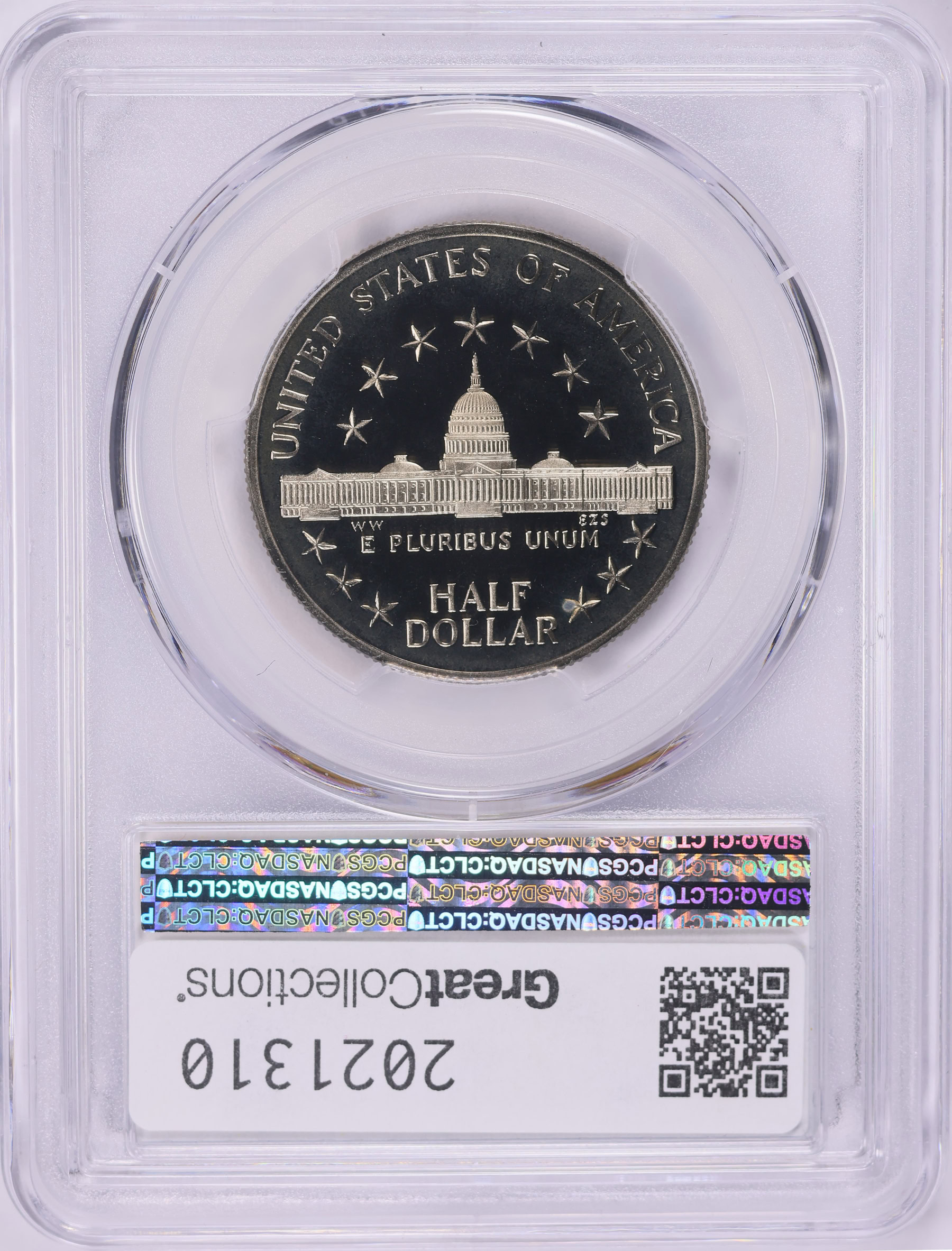 1989-S Congress Bicentennial Clad Half Dollar PCGS Proof-68 DCAM