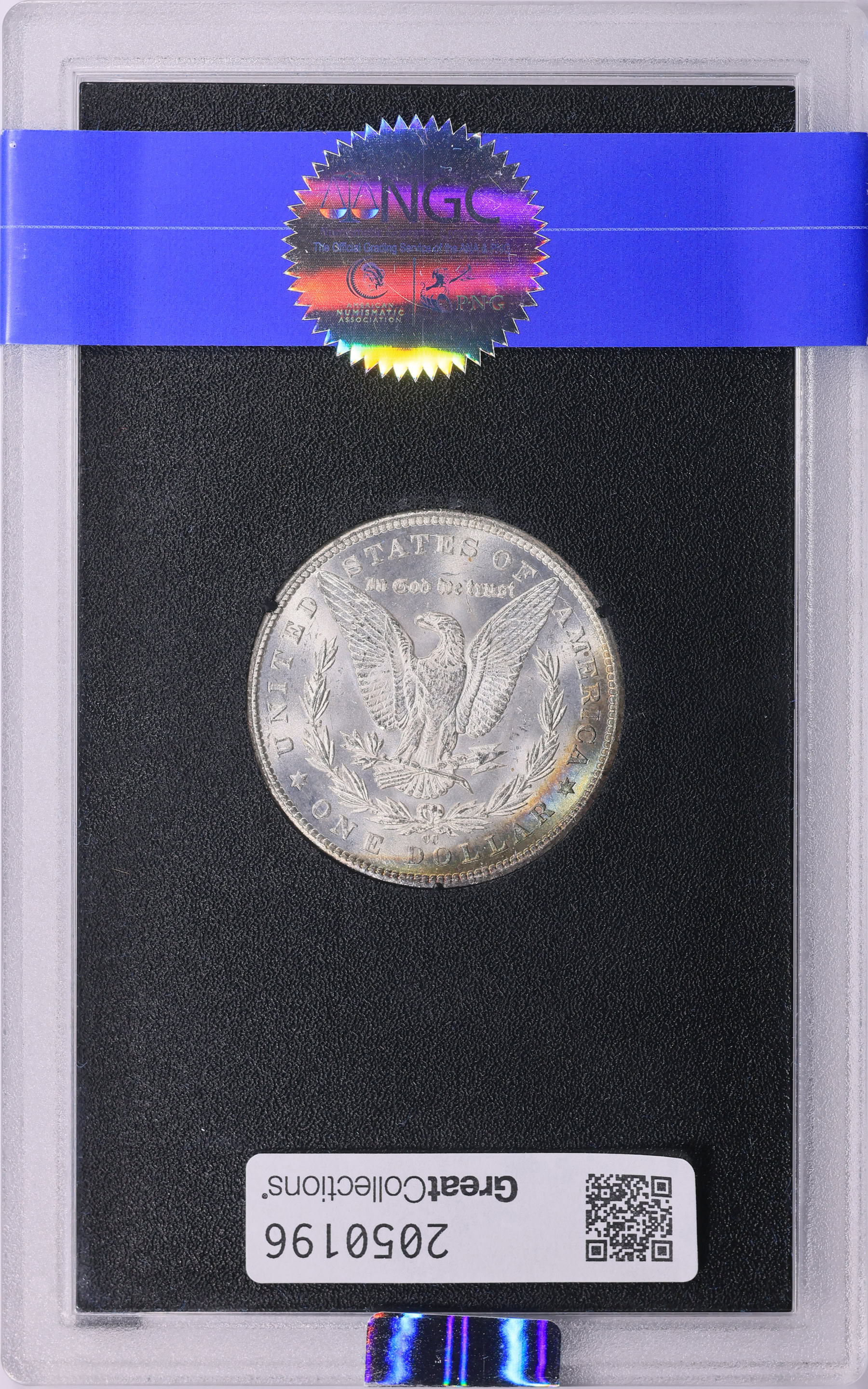 1885-CC Morgan Silver Dollar GSA Hoard NGC MS-64 (GSA Holder