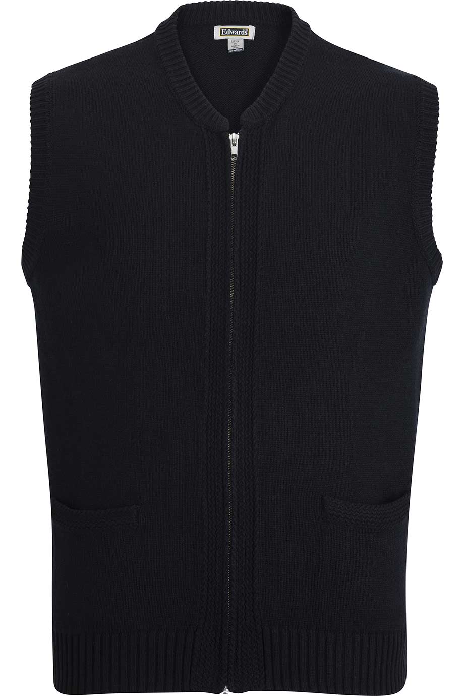 HEAVYWEIGHT ACRYLIC FULL ZIP VEST | Edwards Garment