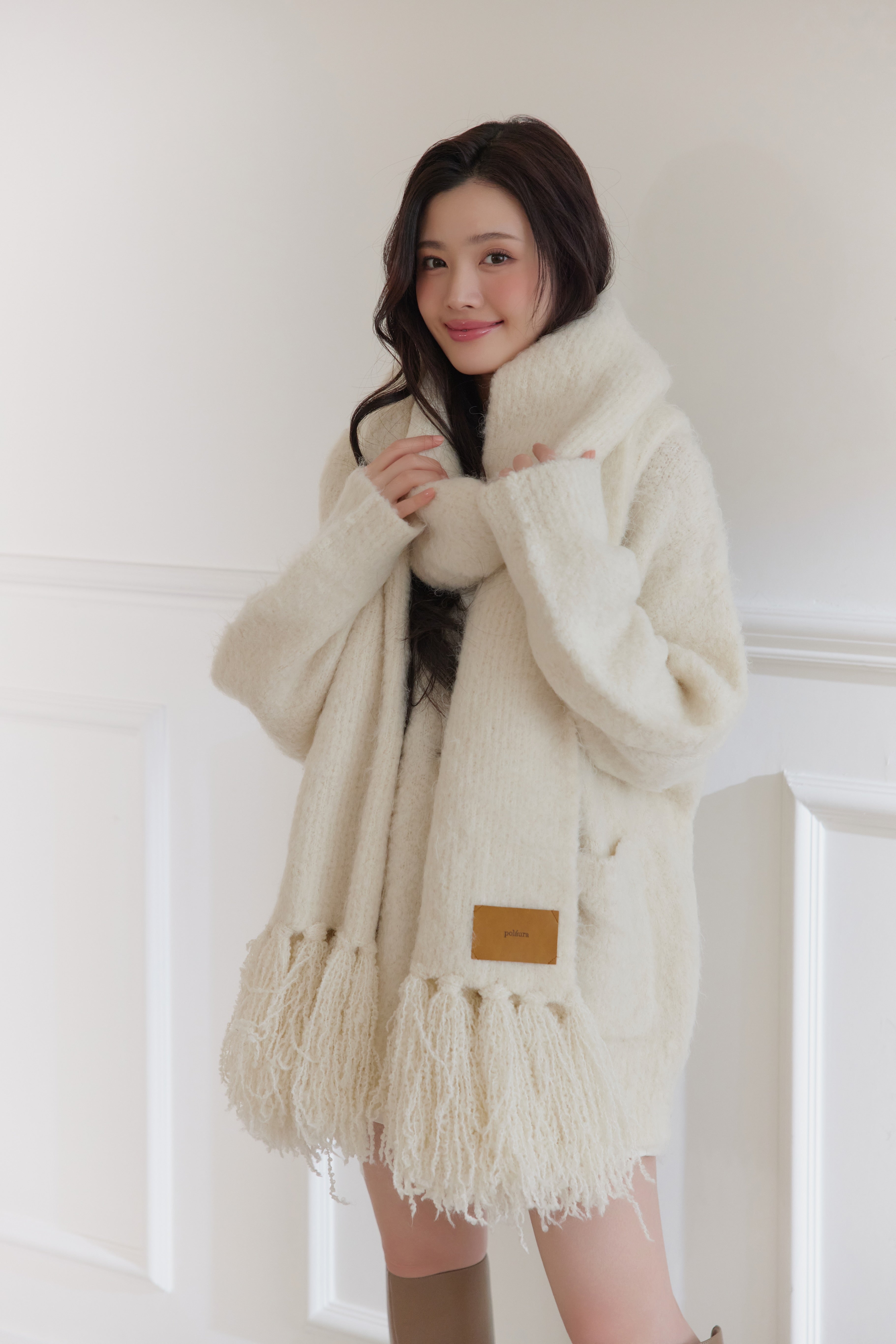 マフラーセットオーバーサイズカーディガン – poláura OFFICIAL ONLINE