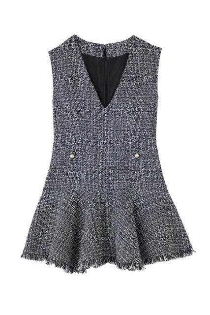 クラシカルツイードフレアミニワンピース – poláura OFFICIAL ONLINE STORE