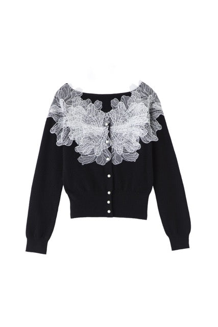 レースフリルカーディガン – poláura OFFICIAL ONLINE STORE