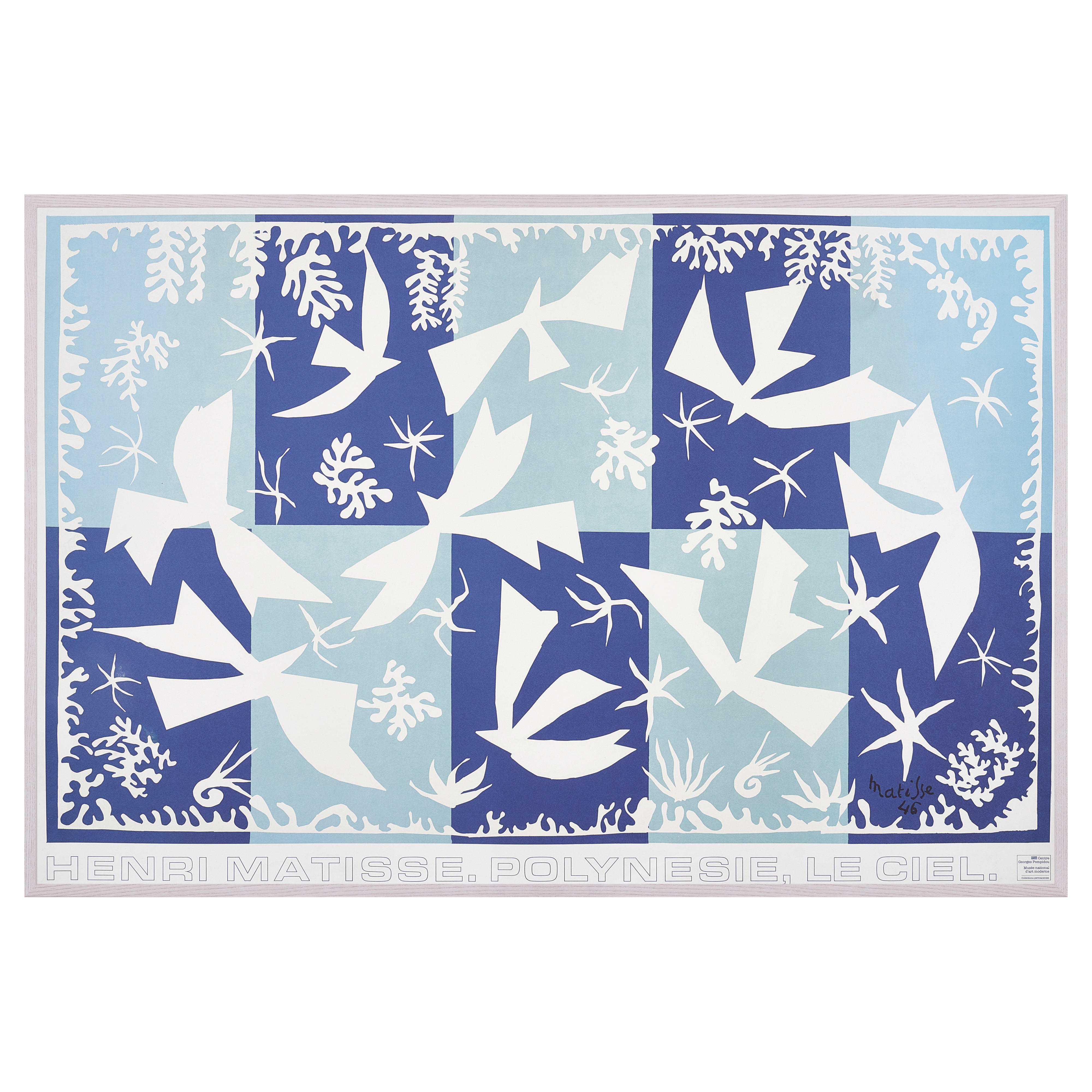 限定3枚】Polynésie Le Ciel 1946 - SPADEM ET FLAMMARION 1985