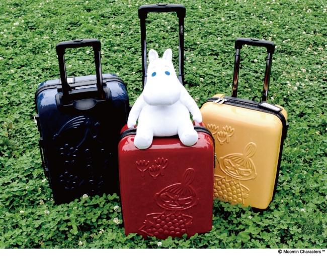 フィンランドの童話「ムーミン」のぬいぐるみ付きキャリーケースが全国