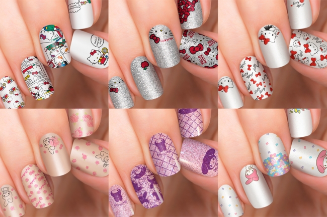 貼るだけマニキュアIncocoより、ハローキティとマイメロディのコラボ