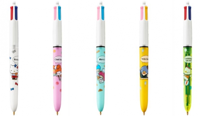 第1弾「BIC®サンリオ キャラクターズ4色ボールペン」 | BICジャパン
