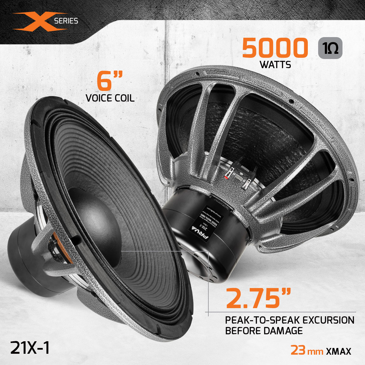 21X-1 Subwoofer - PRV Audio