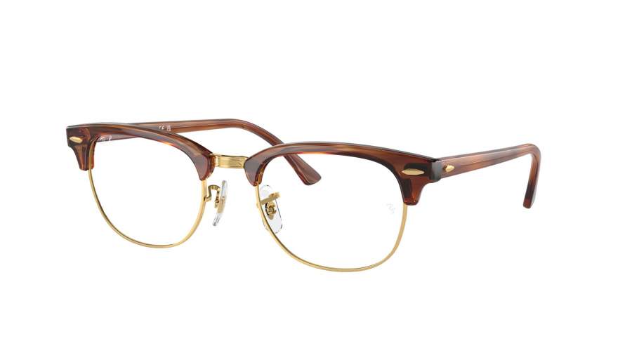 Eyeglasses Ray-Ban Clubmaster Optics Gold RX5154 5762 49-21 Small
