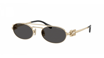 Sunglasses Miu Miu Logo MU 54ZS ZVN50D 53-19 Pale Gold in stock