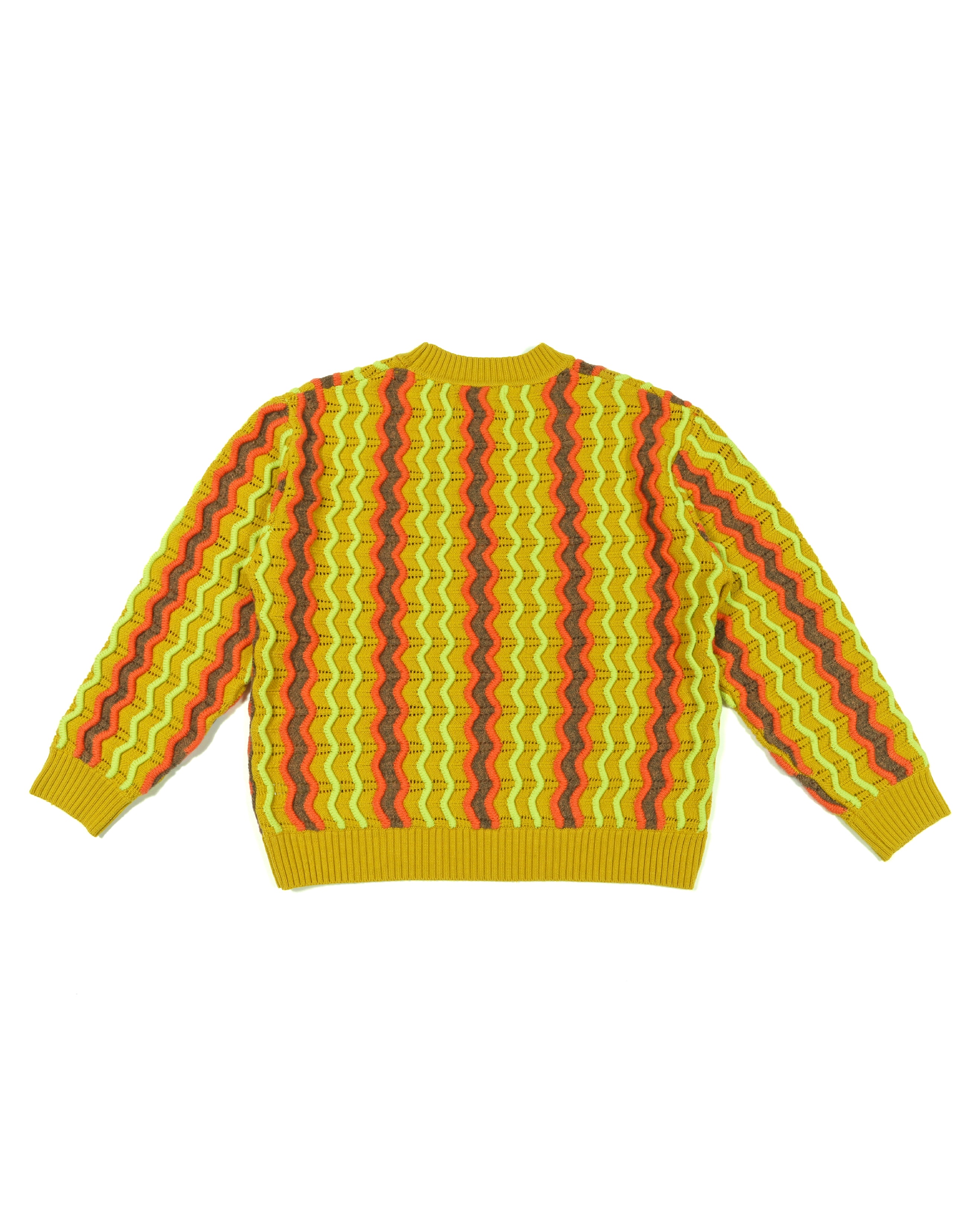 Ochre Zig Zag Ottoman Sweater – PRETTY SNAKE