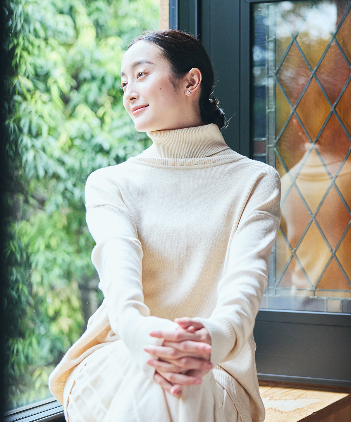 ビッグタートルセーター / オーガニックコットン – PRISTINE