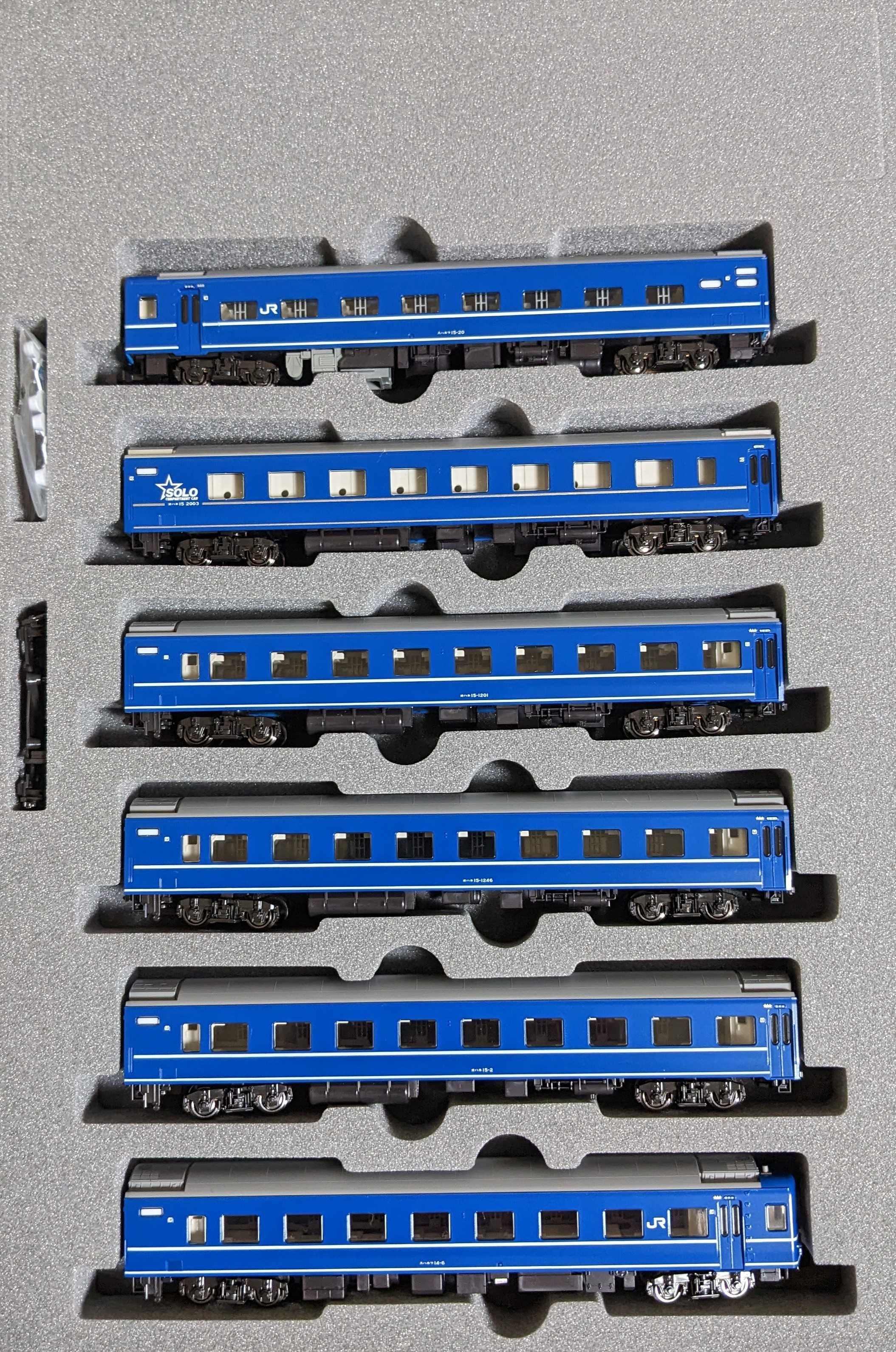 🔴入線 kato 10-1800 14系寝台特急「さくら•はやぶさ/富士」6両セット