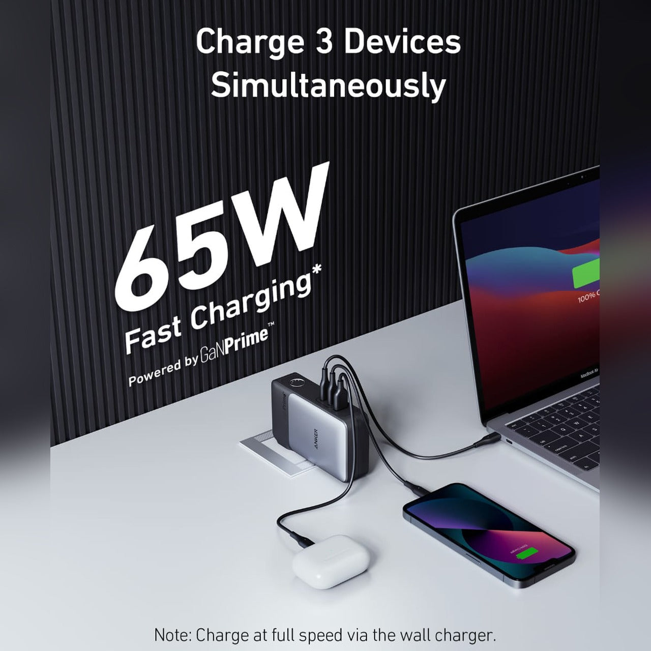 Anker Prime 733 Power Bank (GaNPrime PowerCore 65W), 10,000 mAh 2-in-1