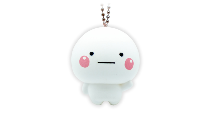 しろまる マスコットボールチェーン | Qualia