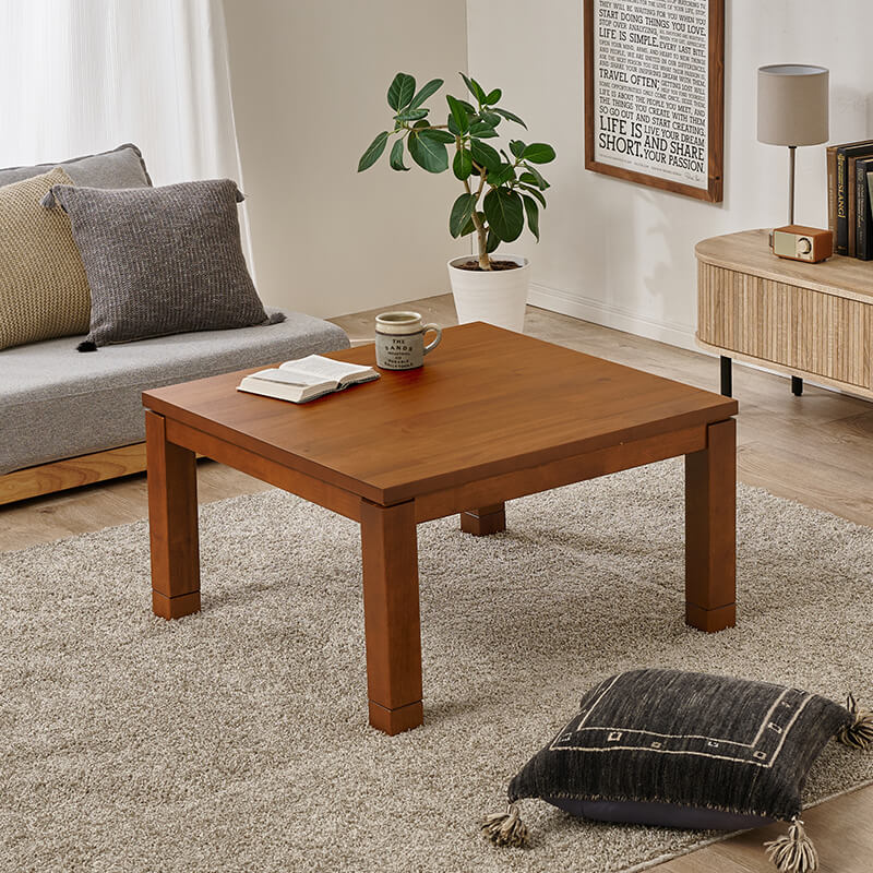 こたつ 105×75cm 長方形 アカシア天板こたつ 家具調こたつ こたつ 105