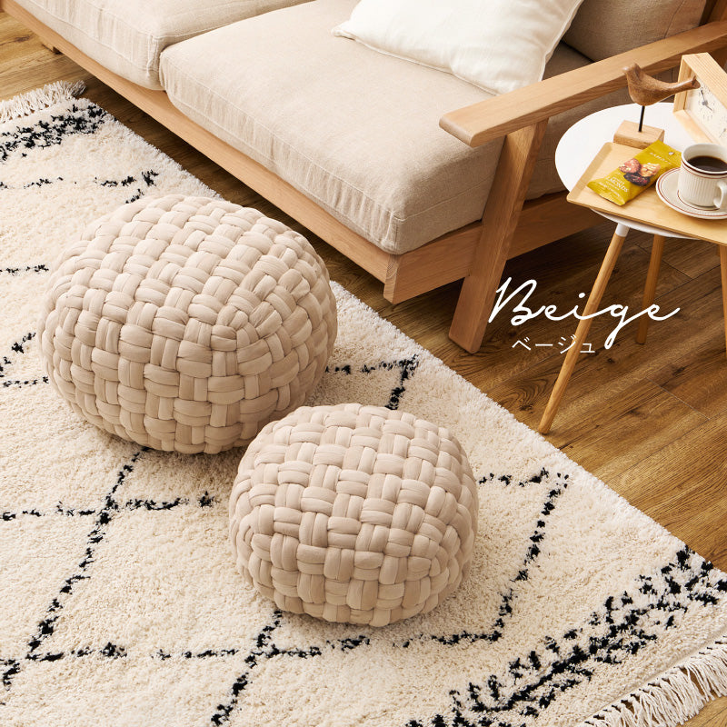 ベルベット素材のプフ スツール オットマン サイドテーブル [2サイズ