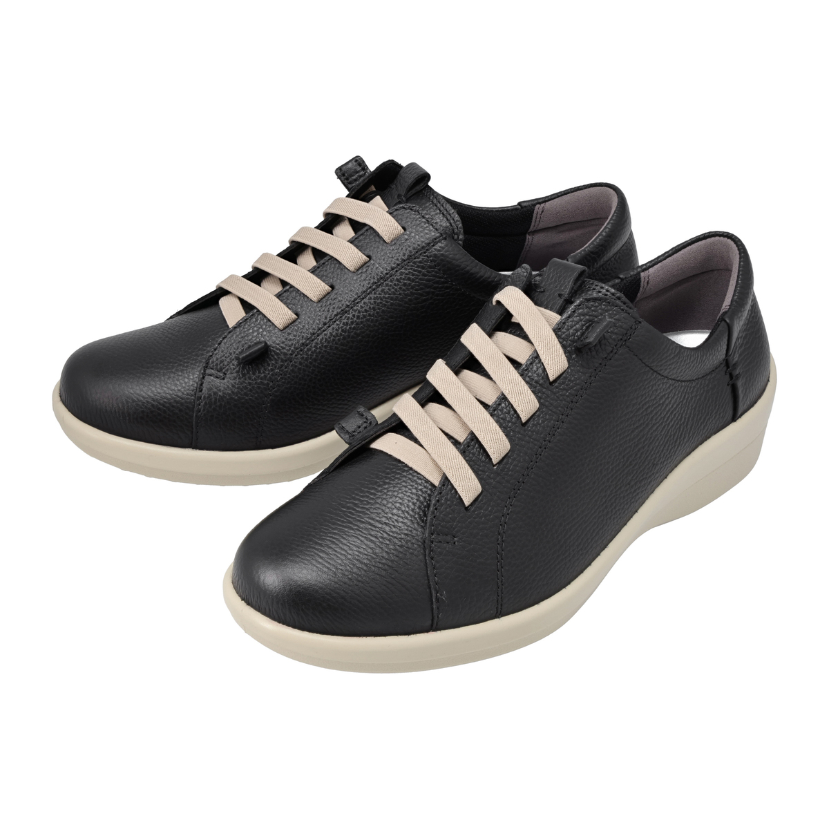 アキレス・ソルボ牛革ダブル衝撃吸収4Eゴム紐スリッポン アキレス