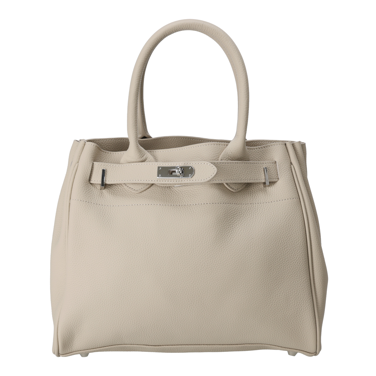 Anne Coquine クロア付きシュリンクレザートートバッグ アンコキーヌ