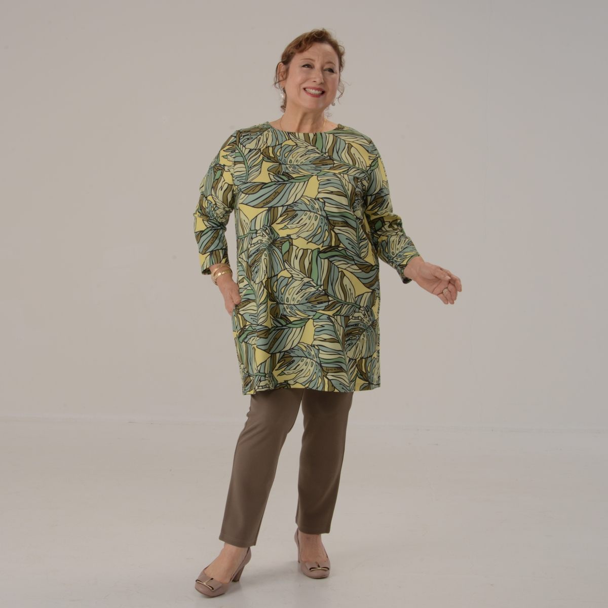 Makana na kathy マハナプリントチュニック マカナナキャシー（Makana