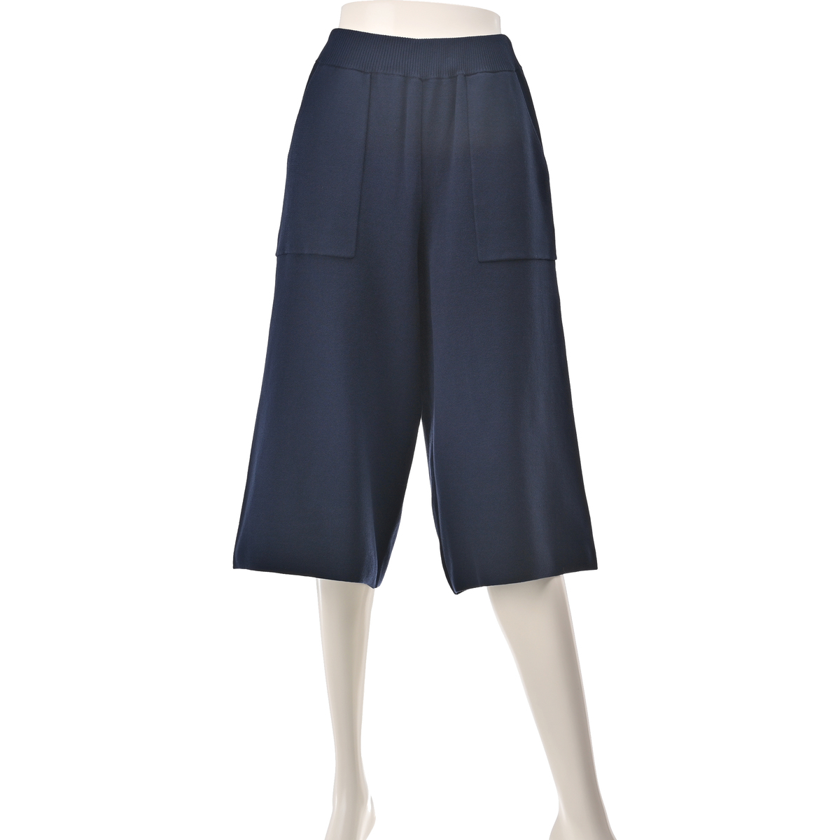 Anne Coquine コアスパンヤーンニットガウチョパンツ アンコキーヌ