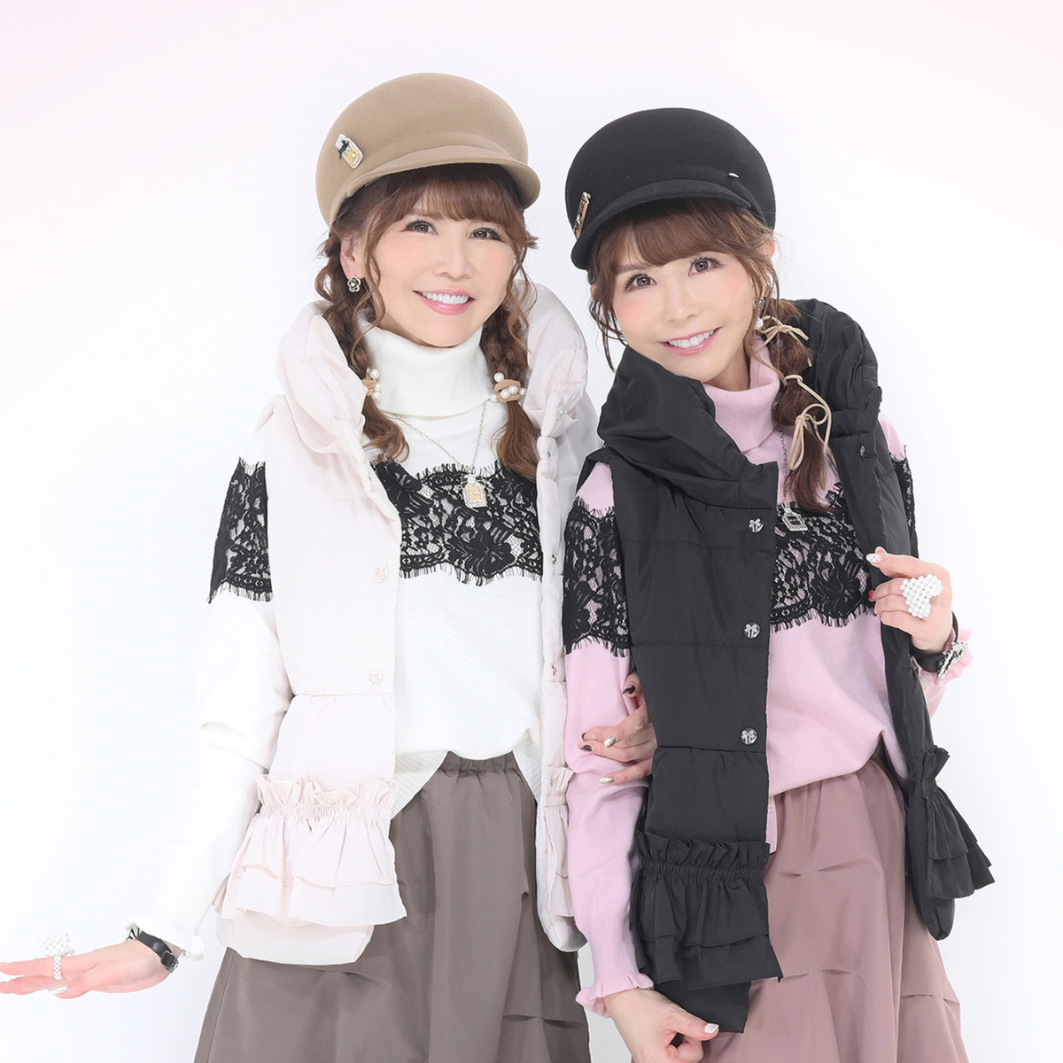 &LOVE クチュールふりる中わたベスト アンドラブ（&LOVE） - QVC.jp