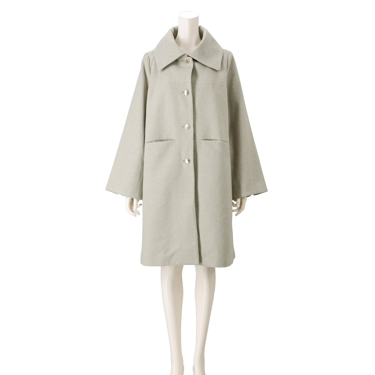 anatelier 大人レトロ Aラインコート アナトリエ（anatelier） - QVC.jp