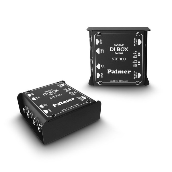 Palmer Pan 04 2 Channel Passive DI Box at Gear4music