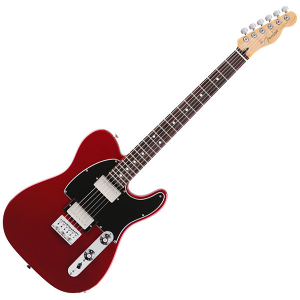 DISC Fender Blacktop HH Telecaster Electric Guitar, RN, Candy at
