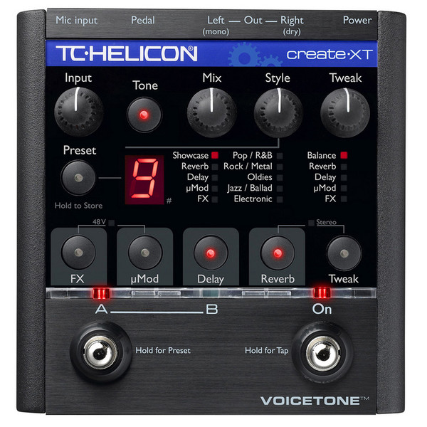 TC Helicon VoiceTone Create XT Vocal Processor - Nearly New at