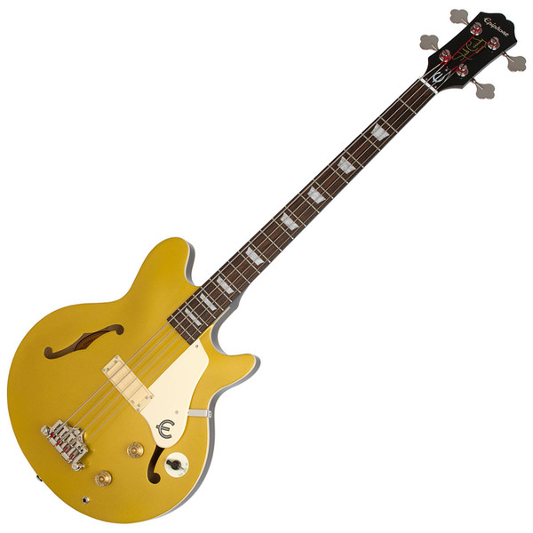 Epiphone Jack Casady Bass, Metallic Gold - Nearly New at Gear4music