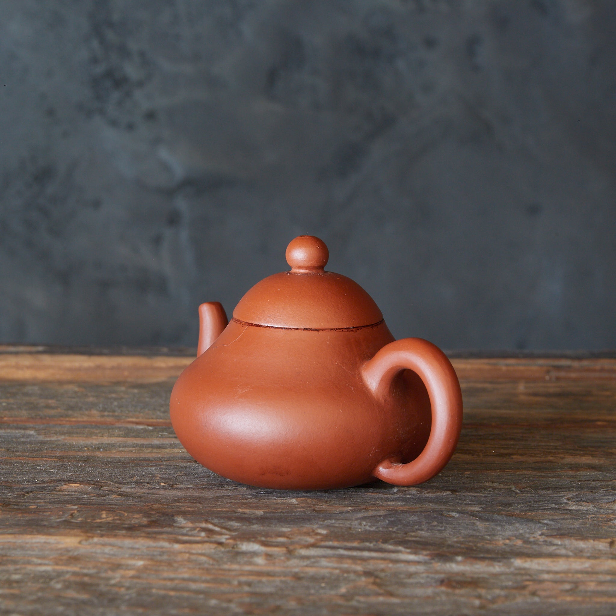 中国美術 三山半落青天外 孟臣製款 紫砂茶壷 朱泥