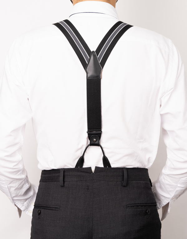 35mmゲバート社 ストライプ 2WAY サスペンダー