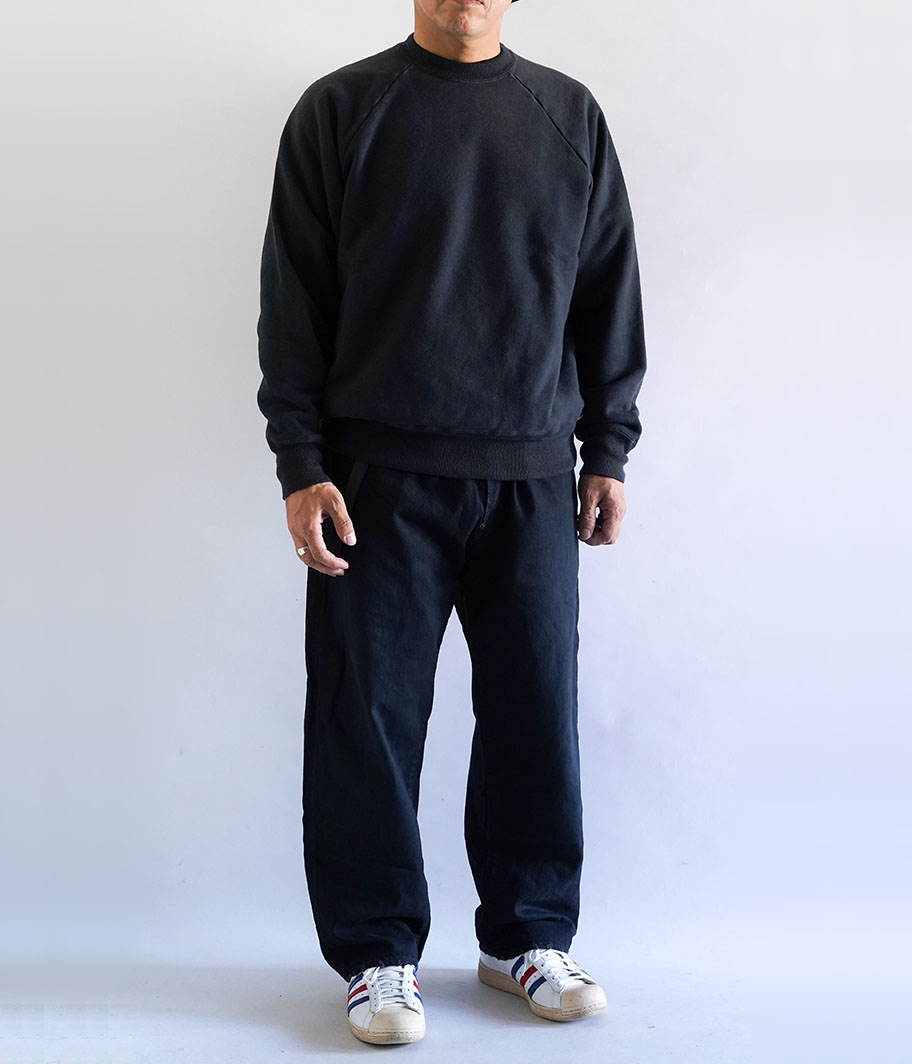 A.PRESSE Vintage Sweatshirt [BLACK] - Fresh Service NECESSARY or