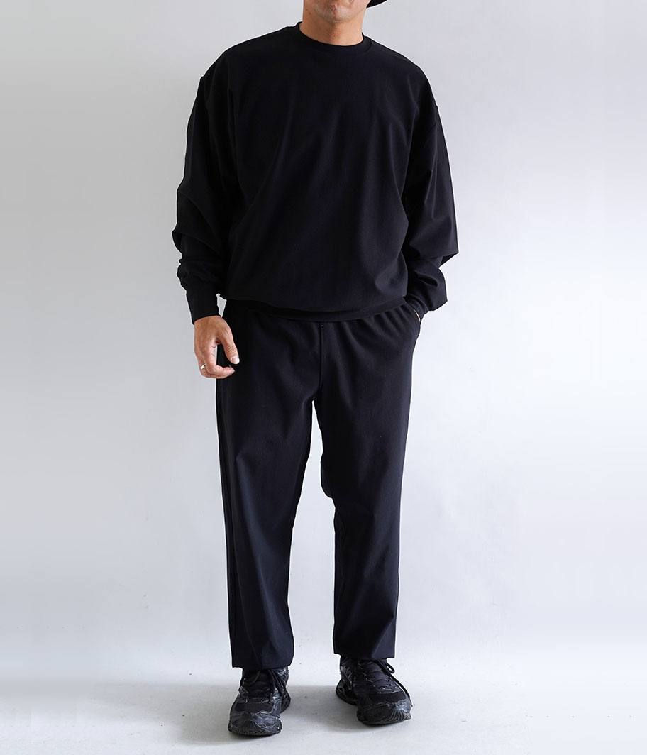 DAIWA PIER 39 TECH FLEX JERSEY CREW [BLACK] - Fresh Service