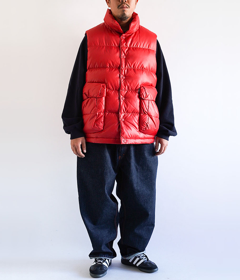 DAIWA PIER 39 TECH BACK PACKER DOWN VEST [RED] - Fresh Service