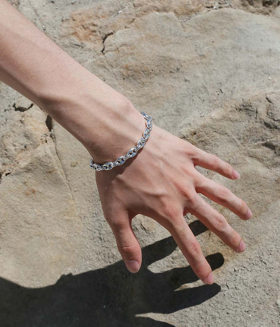 FIFTH Silver Chain Bracelet / Special-001 - Fresh Service