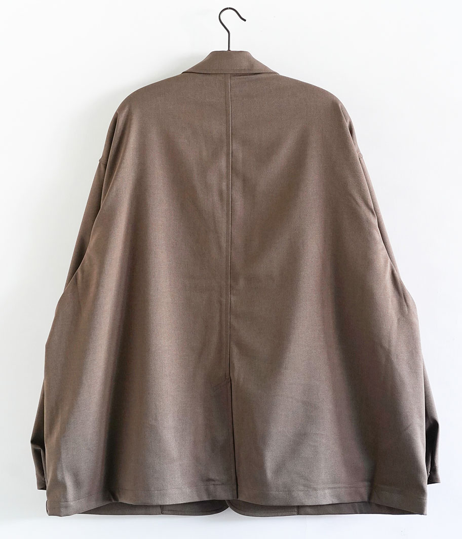 Fresh Service WOOLY TWILL JACKET [BROWN] - Fresh Service NECESSARY