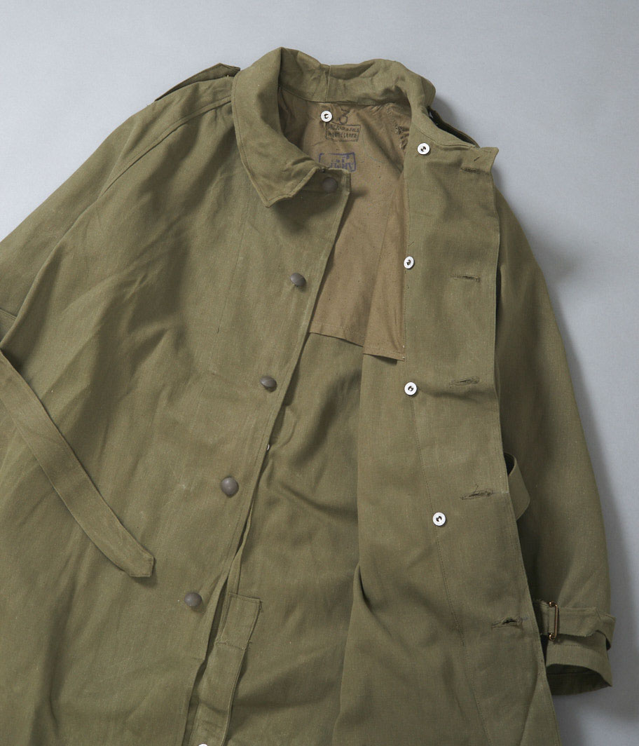 50's フランス軍モーターサイクルコート [Dead Stock] - Fresh Service